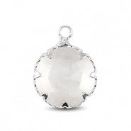 Hanger van Crystal Glass 13mm Crystal-silver